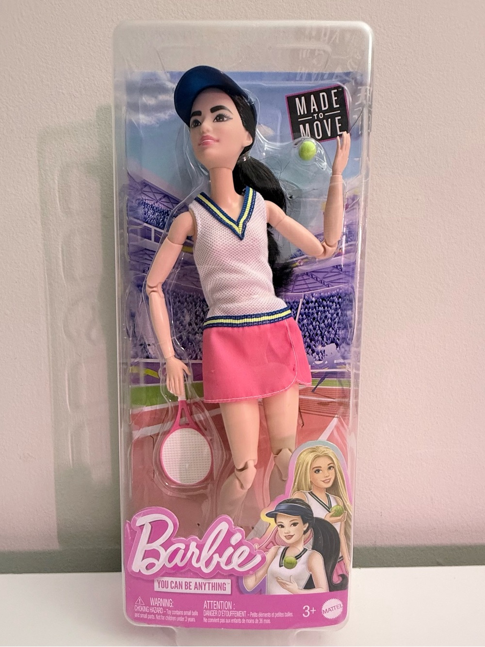 Barbie Doll & Accessories, Career Tennis Player Doll with Racket and Ball, 11 in